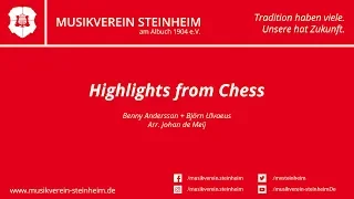 Highlights from Chess / Benny Andersson + Björn Ulvaeus, Arr. Johan de Meij