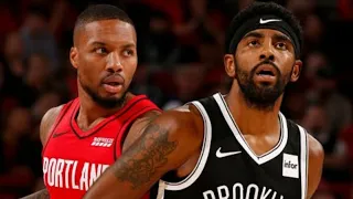 Kyrie Irving Vs Damian Lillard Epic Duel Highlights (2019.11.09)  Nets Vs Trail Blazers