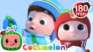 Snow Play Song ⛄ | COCOMELON 🍉 | Lullabies & Nursery Rhymes for Kids | Sleep Baby Songs