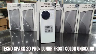 Tecno Spark 20 Pro Plus Lunar Frost Color Unboxing | Camera Test and Hand-on Review #unboxing #tecno
