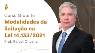 Curso Gratuito - Modalidades da licitação na Lei 14.133/2021