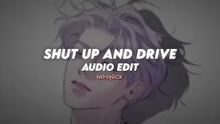 shut up and drive - rihanna | edit audio