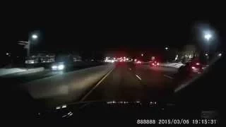 Shooting Star on Dashcam