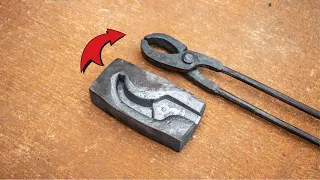 The quickest way to make blacksmith tongs!