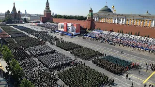 Russia holds World War Two victory parade ahead of crucial vote to keep Putin in power