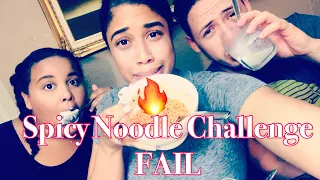 "Spicy Noodle Challenge 2X hotter. FAIL" | Yvette Marlenis Vlogs