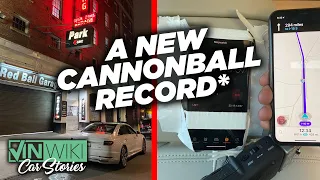 There is a new Cannonball record*