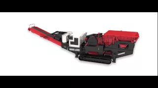 QJ341 Mobile Jaw Crusher 3D features animation