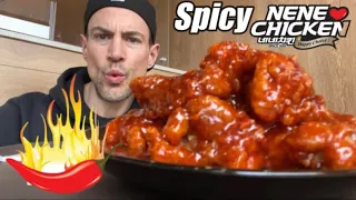 SPICY KOREAN FRIED CHICKEN CHALLENGE WITH ONLY A 5 MINUTE TIME LIMIT!!! | MAN VS FOOD | New Record??