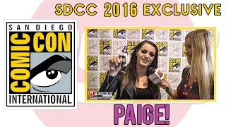 PAIGE - WWE Superstar Interview at San Diego Comic Con (SDCC) 2016!