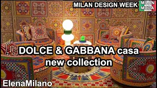 Dolce & Gabbana casa incredible new collection Milan Design Week 2024 🇮🇹 #italy #milan #mdw