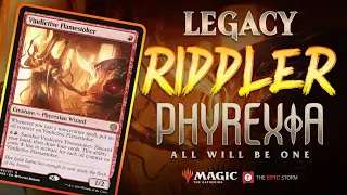 Vindictive Flamestoker in Legacy Riddlesmith Storm — Phyrexia: All Will Be One | Magic The Gathering