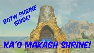 Zelda BOTW Shrine Guide #29 - Ka'o Makagh Shrine!