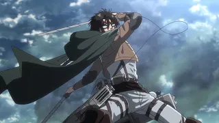 Леви против Звероподобного Титана / Levi VS Beast Titan - Атака титанов / Attack on Titan