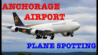 ANCHORAGE Airport | ANC | PLANE SPOTTING | CARGO PLANES | B747, B777, MD10, MD11, MD82, LOCKHEED 4K