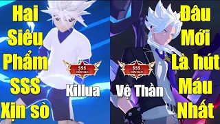 Hai siêu phẩm tóc trắng Bậc SSS xịn nhất của Nakroth trong 1 clip: Nakroth Killua Hunterxhunter SSS