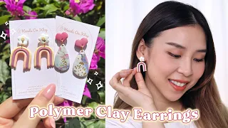 DIY Polymer Clay Earrings | How I made my own earrings