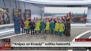 “Knīpas un Knauķi” svētku koncertā