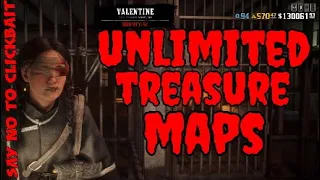 UNLIMITED TREASURE MAPS !! GLITCH RED DEAD REDEMPTION 2 ONLINE