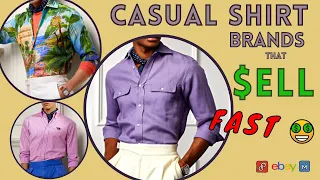 Top 30 Fastest Selling Men's Button up Shirt Brands on EBAY (50%+ STR)