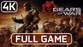 GEARS OF WAR ULTIMATE EDITION - Game Movie Gameplay Walkthrough Full Game [4K Ultra]