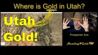 Where Can I Find Gold In Utah?  (USGS Gold prospecting map Survey)