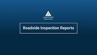 Roadside Inspection Reports