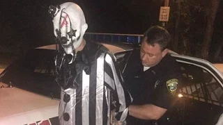 Creepy Clown Gets Arrested
