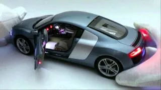 Audi R8 leds control remoto escala 1-18