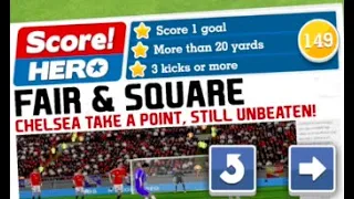 Score Hero Level 149 (3 Stars) Walkthrough - Manchester United vs Chelsea FC