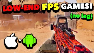 Top 10 BEST FPS Games Like Call Of Duty For LOW-END iOS/Android 2022 / High Graphics Offline-Online
