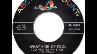 THE TAMS - What Kind Of Fool [ABC Paramount 10502] 1963