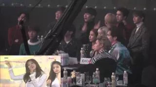 Shinee,Taeyeon, Boa & Vixx Reaction Apink @Seoul Music Awards 2016