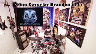 Wasted Years (Iron Maiden) Drum Cover by Brandon 12yrs