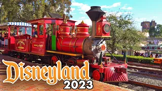 Disneyland Railroad 2023 - Disneyland Rides [4K POV]