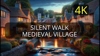 Silent Walk - Medieval Village, England - 4K