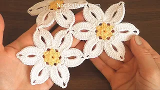 Crochet Flower PART 2 How to join motifs