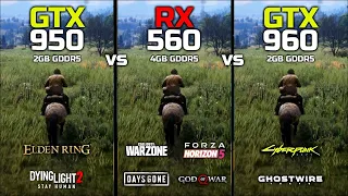 GTX 950 vs GTX 960 vs RX 560 | Test In 8 Games