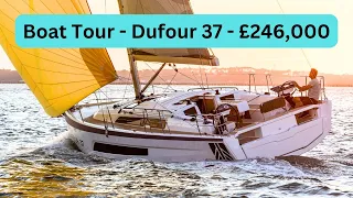 Boat Tour - Dufour 37 - £246,000 - You won't believe the space inside