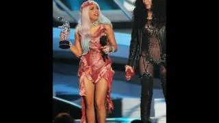 Lady Gaga VMA Meat Dress Outfit