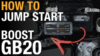 How to jump start using your NOCO Boost GB20