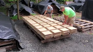 Proper Stacking and Stickering of Fresh Cut Lumber