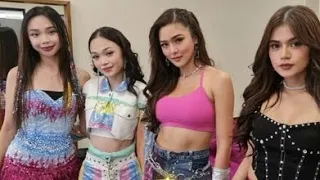 Maymay, Kim, Maris and AC in one tiktok Video and a tutorial how to do this tiktok