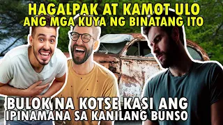 PINAGTATAWANAN NG MGA KUYA ANG BUNSONG KAPATID BULOK NA KOTSE KASI ANG IPINAMANA NG MAYAMANG AMA