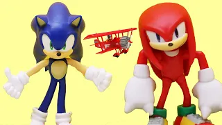 Sonic & Batman Adventures | Superheroes Stop Giant Eggman Robot