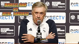 Rueda de prensa ANCELOTTI previa Barcelona - Real Madrid (29/07/2023)