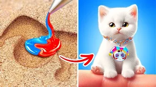 Digital Circus Saved My Kitten *Crazy Pets Hacks And DIY House For Cats*