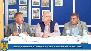 Sedinta ordinara a Consiliului Local Scanteia din 25 Mai 2023