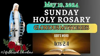 SUNDAY HOLY ROSARY/GLORIOUS MYSTERIES/MAY 19, 2024 #dailyrosary #mary #LifesBlessedAdventure #canva