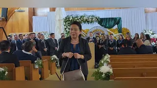 Team pamnais attend and pay respect to Pab thas Steve Her Laos Families at Stockton funeral